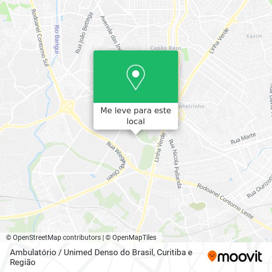 Ambulatório / Unimed Denso do Brasil mapa