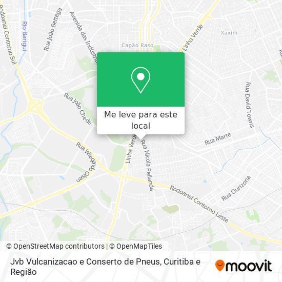 Jvb Vulcanizacao e Conserto de Pneus mapa