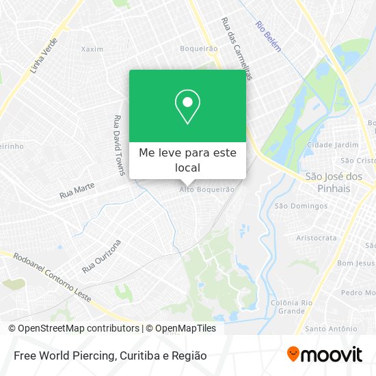 Free World Piercing mapa