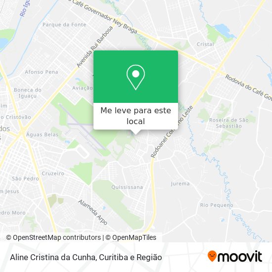 Aline Cristina da Cunha mapa