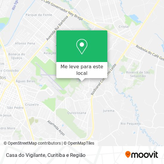Casa do Vigilante mapa