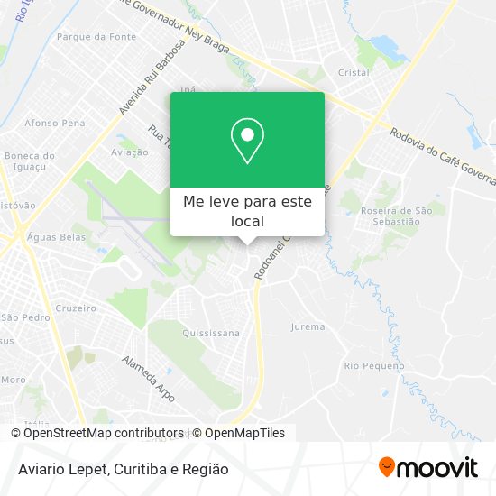 Aviario Lepet mapa