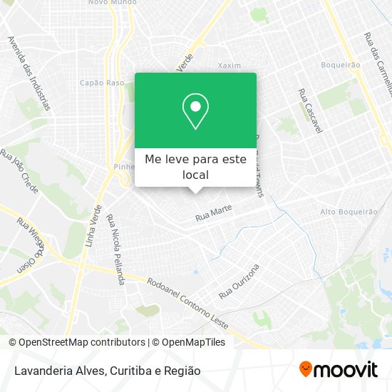 Lavanderia Alves mapa