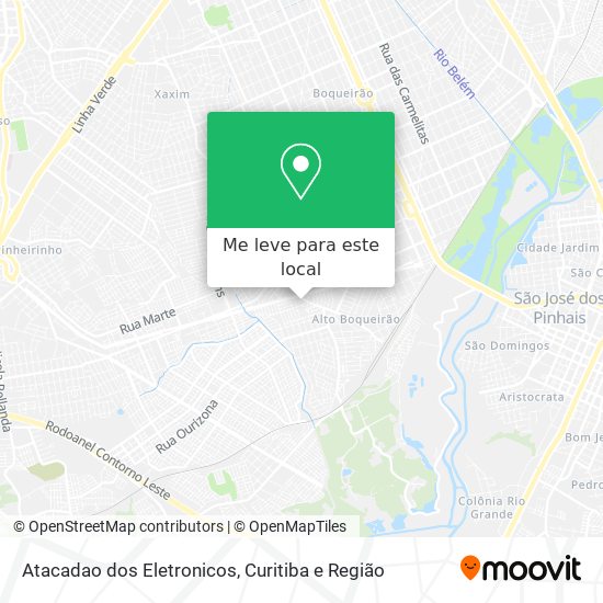 Atacadao dos Eletronicos mapa