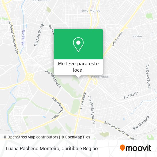 Luana Pacheco Monteiro mapa