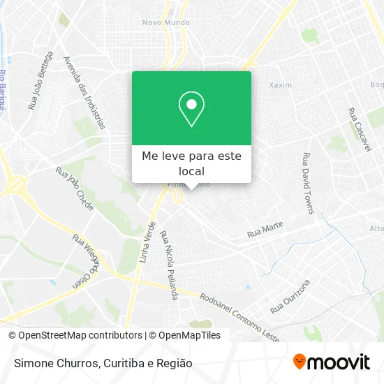 Simone Churros mapa