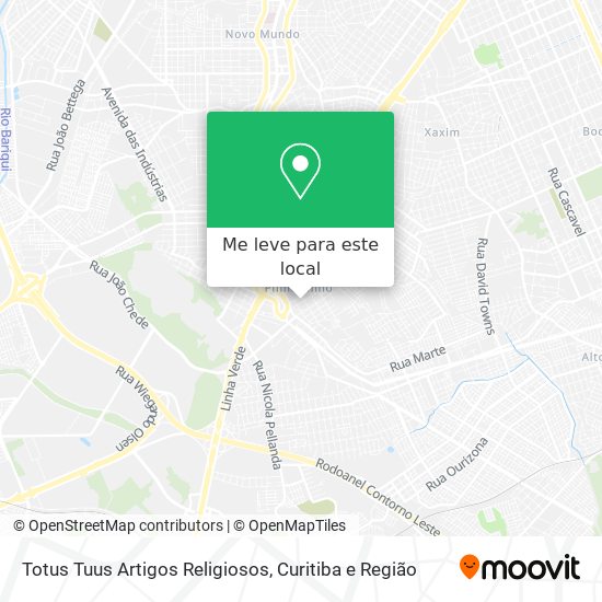 Totus Tuus Artigos Religiosos mapa