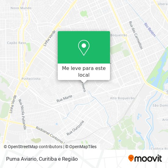 Puma Aviario mapa