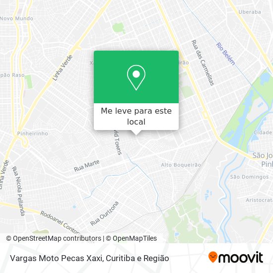 Vargas Moto Pecas Xaxi mapa