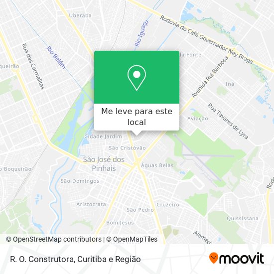 R. O. Construtora mapa