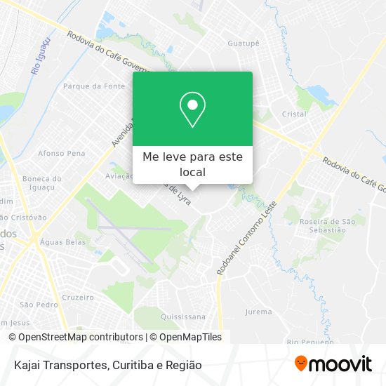Kajai Transportes mapa