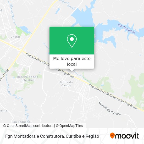 Fgn Montadora e Construtora mapa