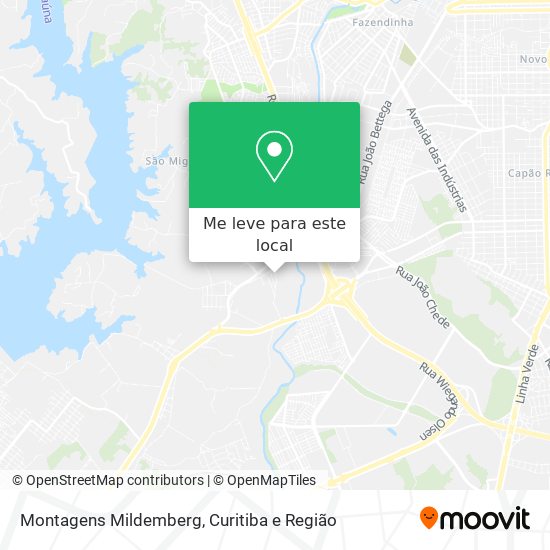 Montagens Mildemberg mapa