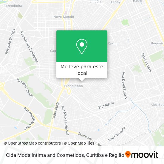 Cida Moda Intima and Cosmeticos mapa