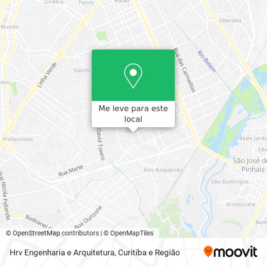 Hrv Engenharia e Arquitetura mapa