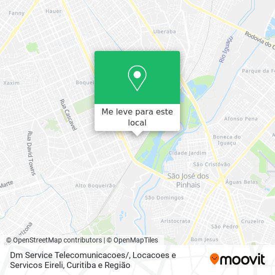 Dm Service Telecomunicacoes / , Locacoes e Servicos Eireli mapa