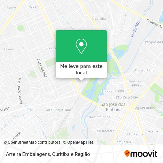 Arteira Embalagens mapa