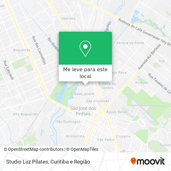 Studio Luz Pilates mapa