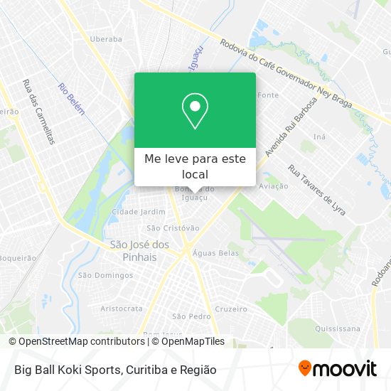 Big Ball Koki Sports mapa