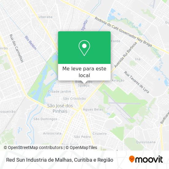 Red Sun Industria de Malhas mapa