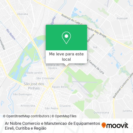 Ar Nobre Comercio e Manutencao de Equipamentos Eireli mapa