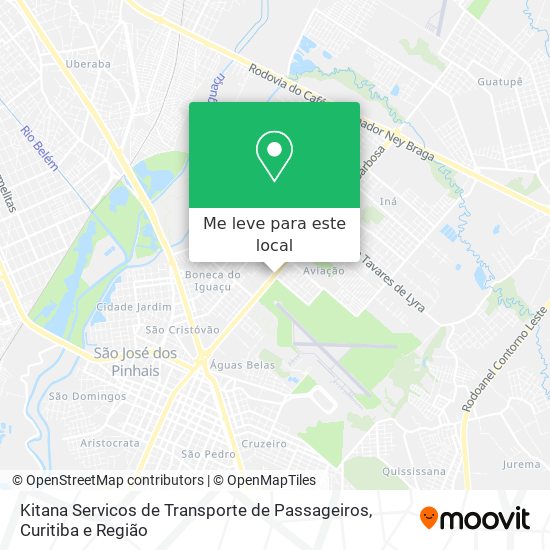 Kitana Servicos de Transporte de Passageiros mapa