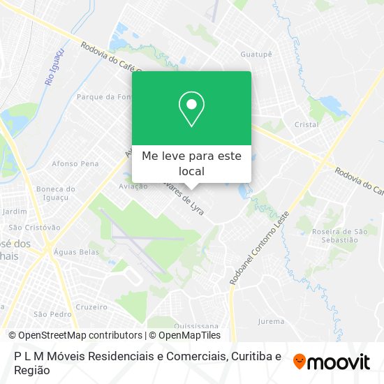 P L M Móveis Residenciais e Comerciais mapa