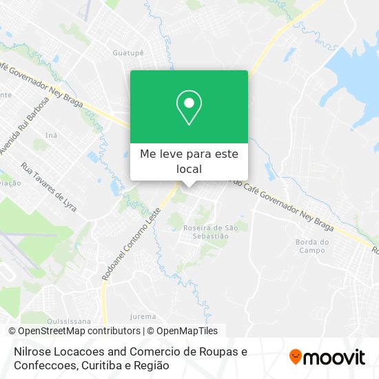 Nilrose Locacoes and Comercio de Roupas e Confeccoes mapa