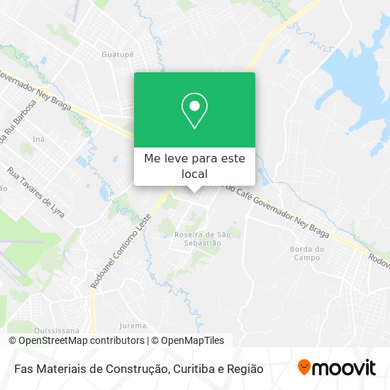 Fas Materiais de Construção mapa