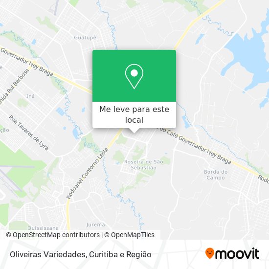 Oliveiras Variedades mapa