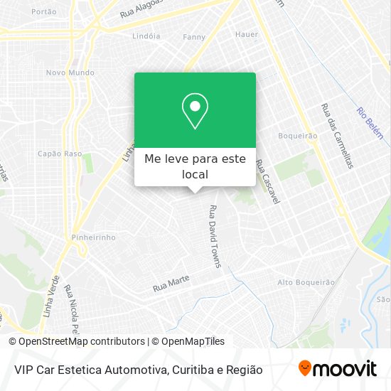 VIP Car Estetica Automotiva mapa