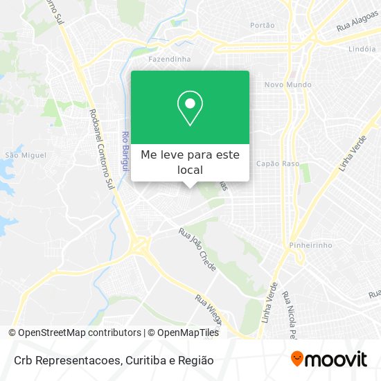 Crb Representacoes mapa