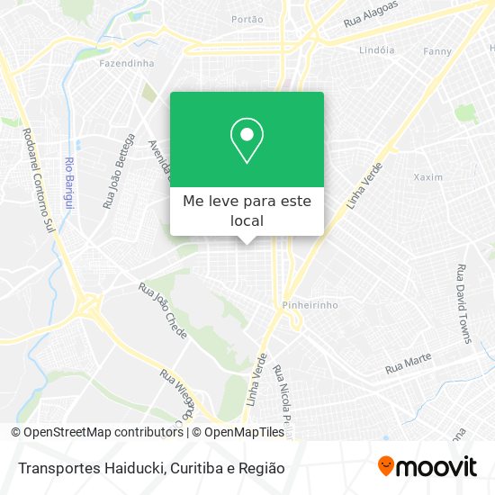 Transportes Haiducki mapa