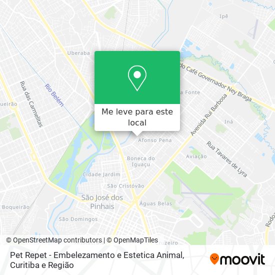 Pet Repet - Embelezamento e Estetica Animal mapa