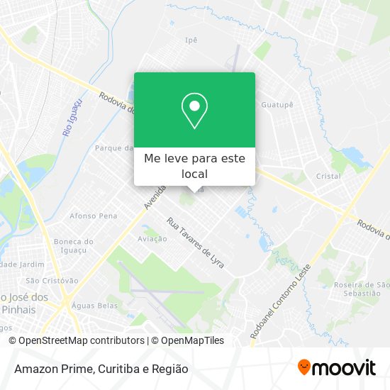 Amazon Prime mapa
