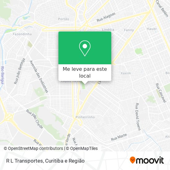 R L Transportes mapa