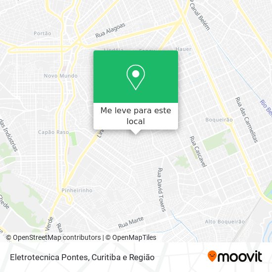 Eletrotecnica Pontes mapa