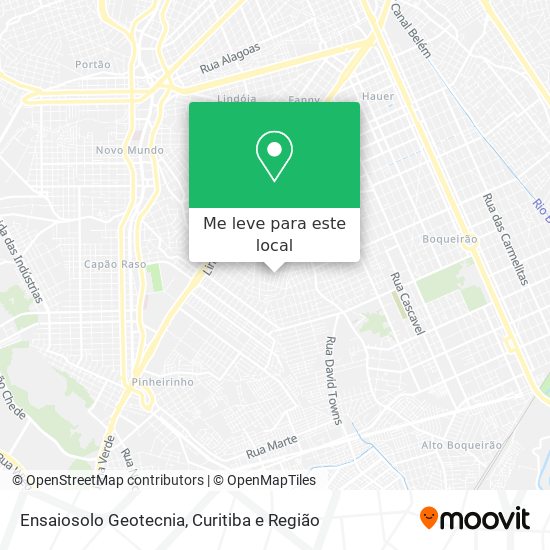 Ensaiosolo Geotecnia mapa