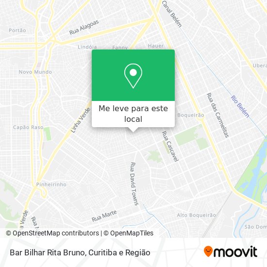 Bar Bilhar Rita Bruno mapa
