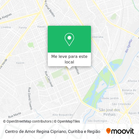 Centro de Amor Regina Cipriano mapa
