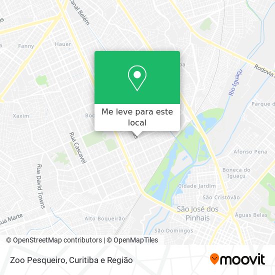 Zoo Pesqueiro mapa