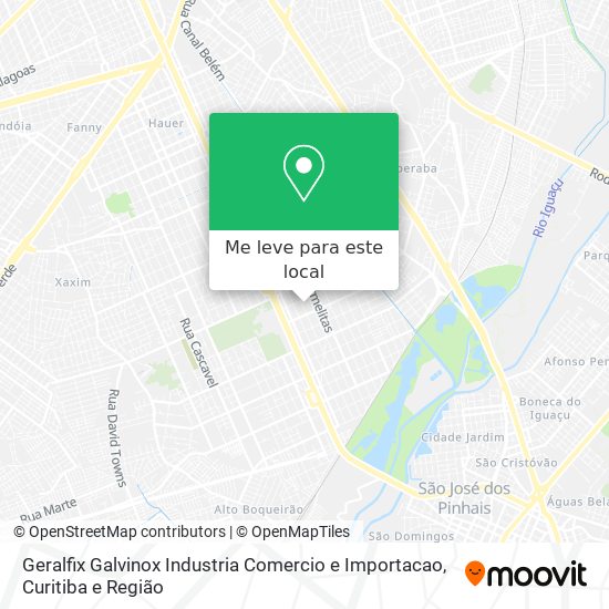 Geralfix Galvinox Industria Comercio e Importacao mapa