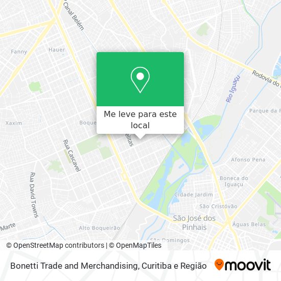 Bonetti Trade and Merchandising mapa