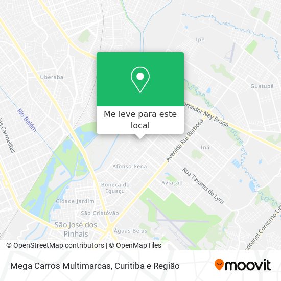 Mega Carros Multimarcas mapa