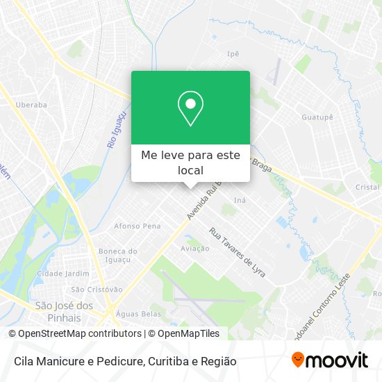 Cila Manicure e Pedicure mapa