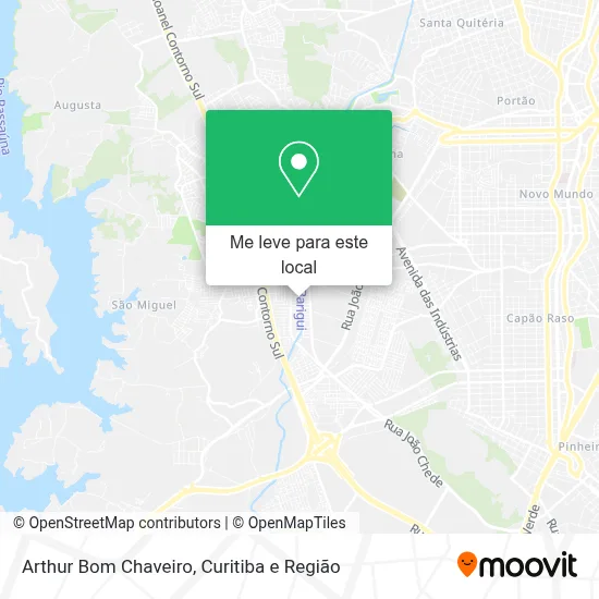 Arthur Bom Chaveiro mapa