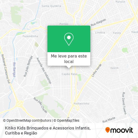 Kitiko Kids Brinquedos e Acessorios Infantis mapa