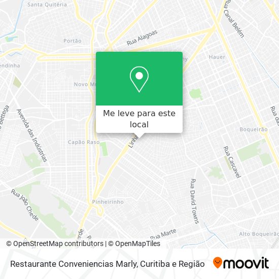 Restaurante Conveniencias Marly mapa