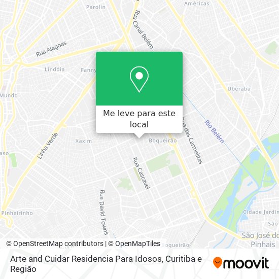 Arte and Cuidar Residencia Para Idosos mapa