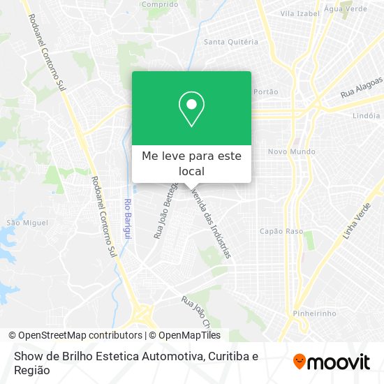 Show de Brilho Estetica Automotiva mapa
